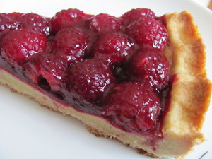 tarte framboises